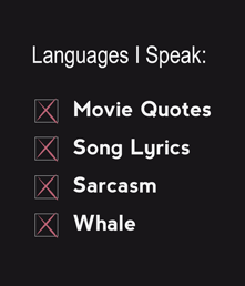Languages I Speak